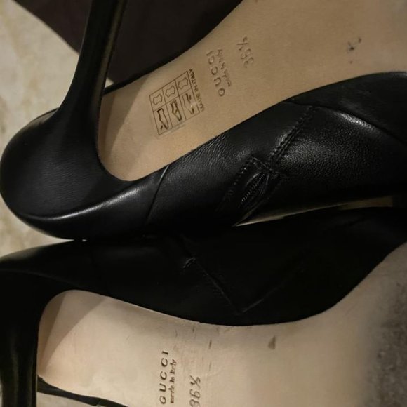 Gucci Black Open Toe Boots/Booties - Picture 4 of 12